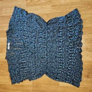 Dressbarn teal/brown 14/16 sweater top